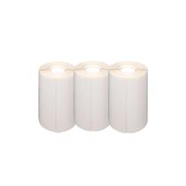 Kit 03 Rolos Etiqueta Adesiva Couchê 100mmx150mm 1 Coluna