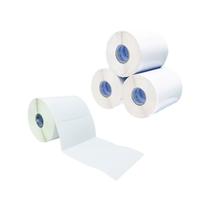 Kit 03 Rolos Etiqueta Adesiva Couchê 100mmX50mm 01 Coluna