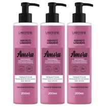 Kit 03 Sabonete Corporal e Facial Amora Laborene 200ml