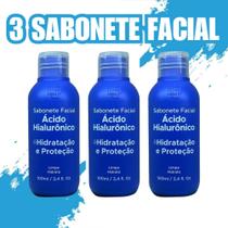 Kit 03 Sabonete Facial Di Grezzo- Ácido Hialurônico