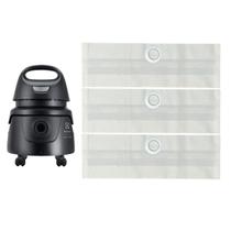 Kit 03 Saco Coletor Aspirador Hidrolux Awd02 Refil Compatível Descartável Resistente Limpeza Casa