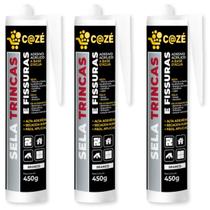 Kit 03 Sela Trincas Fissuras Rachaduras Laje Telhas Parede