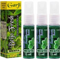 Kit 03 Sexo Oral Bucal MENTA Beijo Fresh 15ml Garji - Sex shop Kit 03 Sexo Oral Bucal MENTA Beijo Fresh 15ml Garji - Sex shop