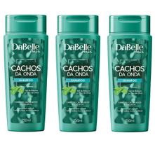 Kit 03 Shampoo DaBelle Cachos da Onda - Cabelos Cacheados