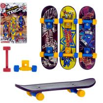 Kit 03 Skate X-TRICK Manobras Incríveis em Miniatura