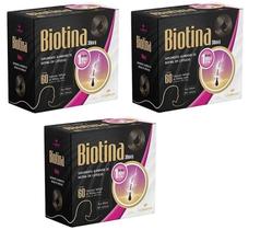 Kit 03 Suplemento Biotina 60Cps - La San Day