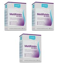 Kit 03 Suplemento Metilfolato de Cálcio 30 Cps - Equaliv Kit 03 Suplemento Metilfolato de Cálcio 30 Cps - Equaliv