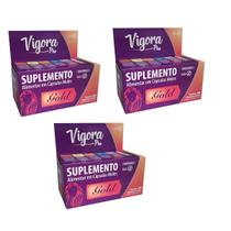 Kit 03 Suplemento Vigora Plus Gold 60 Cps - Prati