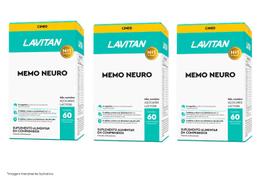 Kit 03 Suplemento Vitamínico Lavitan Memória 60 comp - Cimed