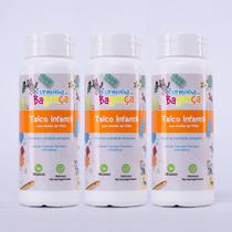 Kit 03 Talcos Infantil TURMINHA DA BAGUNÇA 100 gramas Vegano Kit 03 Talcos Infantil TURMINHA DA BAGUNÇA 100 gramas Vegano