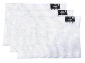 Kit 03 Tapetes Bolinha Microfibra Antiderrapante 38 x 58cm