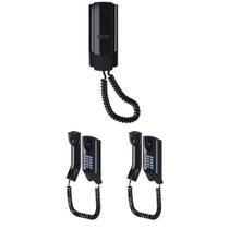 Kit 03 Telefone Comunicação Condominial TDMI 300 Preto Intelbras