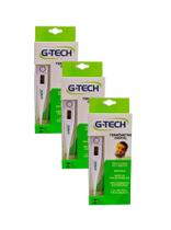 Kit 03 Termômetros Digital Axilar e Oral Profissional e Doméstico Temperatura Corporal