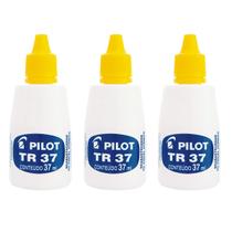 Kit 03 Tinta p/ Pincel Atômico PILOT Permanente TR37 frasco 37ml Kit 03 Tinta p/ Pincel Atômico PILOT Permanente TR37 frasco 37ml