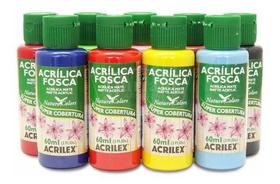 Kit 03 Tintas Acrílica Fosca 60 Ml Acrilex