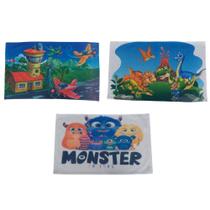 Kit 03 Toalhas de Lancheira Masculinas Menino Bene Casa