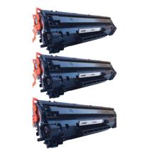 Kit 03 Toner Cf283a 283a M127fn M125a M127 M225 M127 Compatível