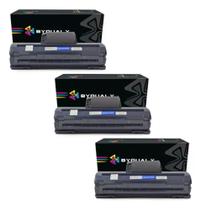 Kit 03 Toner Compatível W1105a 107a 135a Com Chip