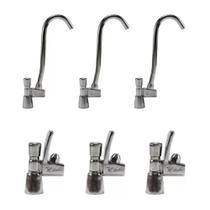 Kit 03 Torneiras Válvula Copo E Jato Para Bebedouro De Pressão Kit 03 Torneiras Válvula Copo E Jato Para Bebedouro De Pressão