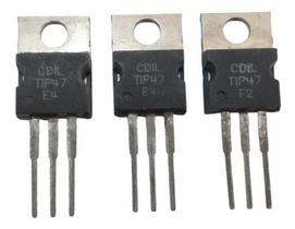 Kit 03 Transistor Tip47 Npn 250v 1a Antigo Original Cdil