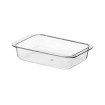 Kit 03 Travessa Retangular Cristal Transparente 140 X 210Mm Kit 03 Travessa Retangular Cristal Transparente 140 X 210Mm