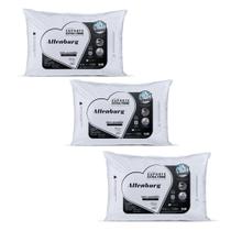 Kit 03 Travesseiros Altenburg Suporte Extra Firme 0,50x0,70m 180 Fios