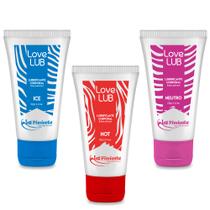 KIT 03 (Três) LUBRIFICANTES FUNCIONAL LOVE LUB - 60g cada