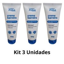 Kit 03 un creme barreira dermo prolink 60g semelhante ao cavilon