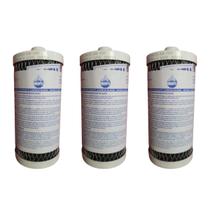 Kit 03 Un Elemento Refil Original Igatu 446 Carb Block Rosca