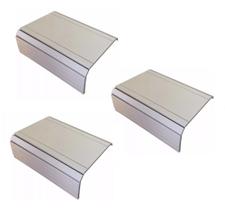 Kit 03 un Esteiras Suporte Reta Flexivel P/ Braço Sofá Nude