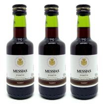 Kit 03 Un. Miniatura Mini Vinho Do Porto Messias Tawny 50ml
