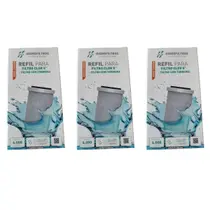 Kit 03 Un Refil Origin P/filtros Hidrofiltros Pou 5 80l/h Kit 03 Un Refil Origin P/filtros Hidrofiltros Pou 5 80l/h