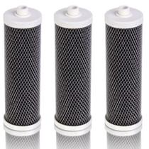 KIT 03 UN Refil P Filtro Igatu 888 Carbon Block Rosca 1/2