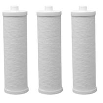 KIT 03 UN Refil Para Filtro De Água Acquamil Max Cod 101023 compatível filtros 9 ¾ de polipropileno Planeta Água,Igatu 888, Acquabios e 3M de Rosca
