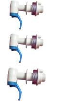 KIT 03 UN Torneira Filtro Barro Automática Branca Azul Gama KIT 03 UN Torneira Filtro Barro Automática Branca Azul Gama