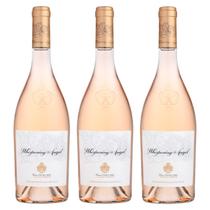 Kit 03 Un. Vinho Francês Rosé Seco Whispering Angel 750ml Kit 03 Un. Vinho Francês Rosé Seco Whispering Angel 750ml