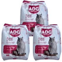 Kit 03 Uni Areia Sanitária Para Gatos 4kg Areia Para Gato Perfumada Kit 03 Uni Areia Sanitária Para Gatos 4kg Areia Para Gato Perfumada