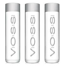 Kit 03 Unid Água Mineral Voss Sem Gás 850Ml Garrafa Plástico