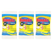 kit 03 unid cloro Pastilha para piscina Hidroall Penta 200g