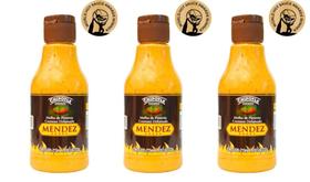Kit 03 unid. Molho de Pimenta Cremoso Defumado Mendez 215 ml Kit 03 unid. Molho de Pimenta Cremoso Defumado Mendez 215 ml