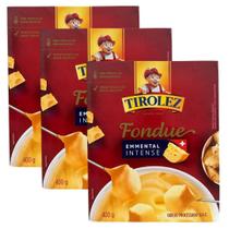 Kit 03 Unidades 400g De Fondue De Queijo Emmental Tirolez