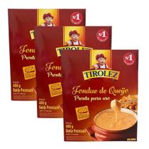 Kit 03 Unidades 400g De Fondue De Queijo Tirolez