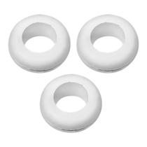 Kit 03 unidades Anel Vedante Vedação Silicone Borracha Passa Fio Reposição para Válvula Airlock