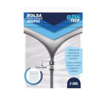 Kit 03 Unidades Bolsa para Lavar Roupas com Zíper Kit 03 Unidades Bolsa para Lavar Roupas com Zíper