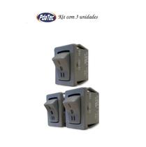 Kit 03 unidades - Chave Interruptor 3 Posições 16103 MarGirius
