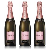 Kit 03 Unidades Espumante Chandon Brut Rosé 750ml