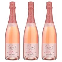 Kit 03 Unidades Espumante Miolo Seival Brut Rosé 750Ml