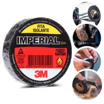 Kit 03 Unidades - Fita Isolante 3M Imperial 5m X 18mm