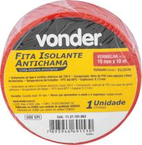 Kit 03 unidades Fita Isolante Vonder 10 metros Colorida Escolher a Cor na Variação do Anúncio Kit 03 unidades Fita Isolante Vonder 10 metros Colorida Escolher a Cor na Variação do Anúncio