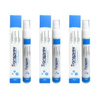 Kit 03 Unidades Transpirex Desodorante 30ml Antitranspirante Inodor Ajuda na Hiperidrose